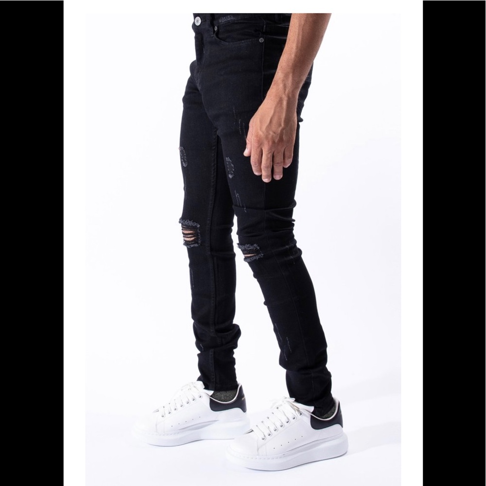 Serenede Midnight Black Skinny Jeans